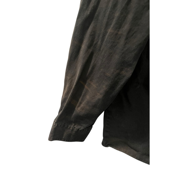 Harley Davidson Vinta Shirt Jacket Size Large Button Down Biker Embroidered Mens - Picture 6 of 11